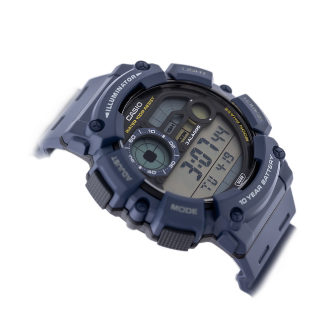 CASIO Digital Moonphase Men's WATCH WS-1500H-2AVEF + BOX