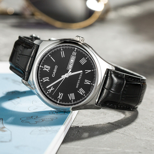 CASIO MTP-V006L-1B MEN'S WATCH (zd210a) + BOX