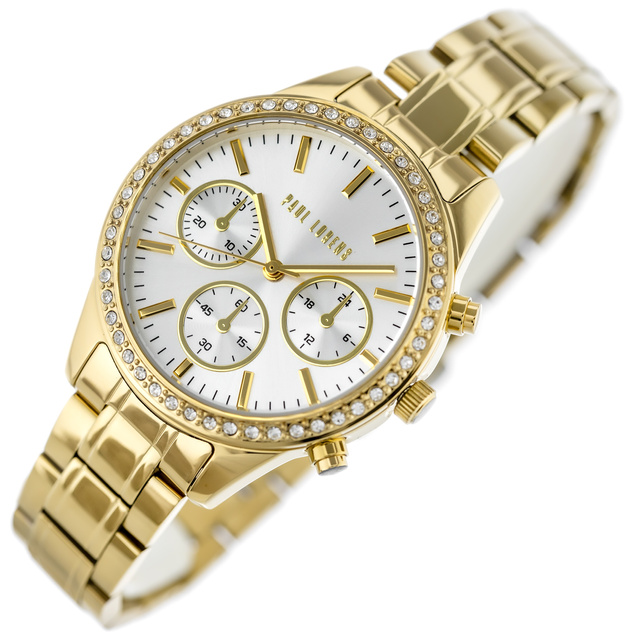PAUL LORENS WOMEN'S WATCH - PL20020B-3D1 (zg569b) + BOX