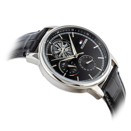 TOMMY HILFIGER MEN'S WATCH 1710605 Steward Open Heart + BOX