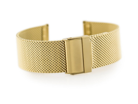 Bracelet 302G - HQ mesh - gold - 22mm