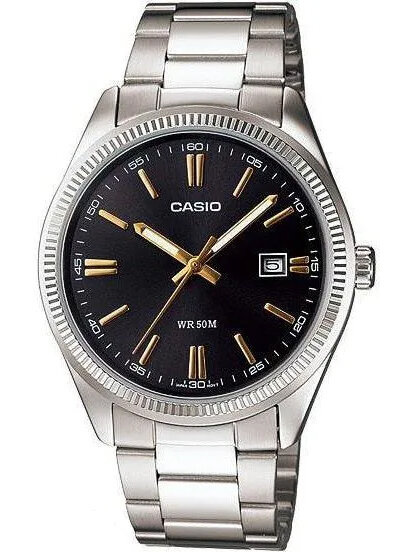 CASIO MEN'S WATCH MTP-1302D-1A2 (zd072b) + BOX