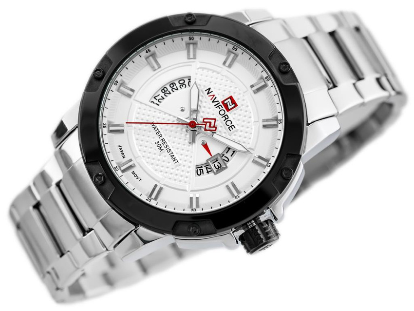 ZEGAREK MĘSKI NAVIFORCE - MERCURY (zn038a) - silver