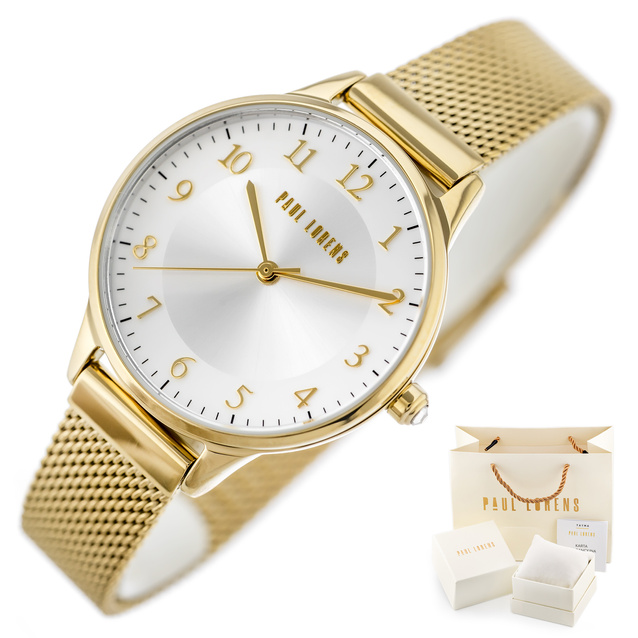 PAUL LORENS WOMEN'S WATCH - PL12189B-3D1 (zg550c) + BOX