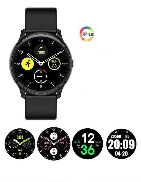 SMARTWATCH MĘSKI G. Rossi G.RSWSF1-1A1-1 black + dodatkowy PASEK (sg003e)