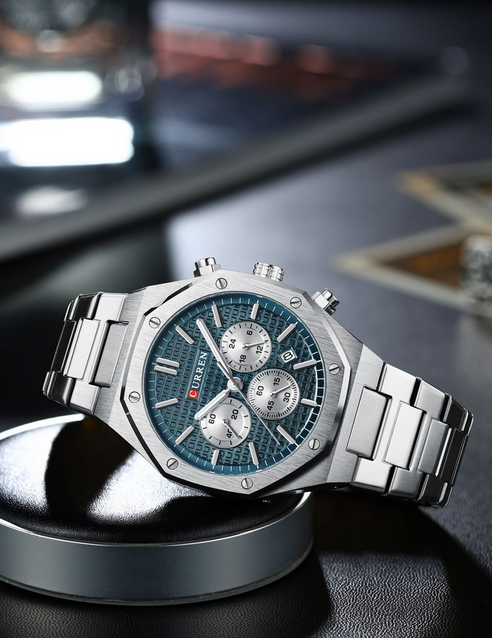 ZEGAREK MĘSKI CURREN 8440 CHRONO (zc047a) +BOX