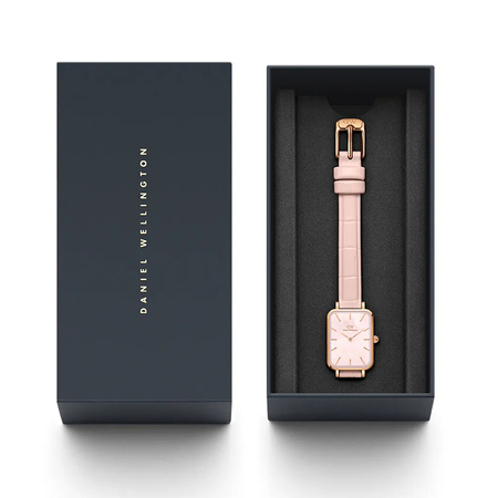 ZEGAREK DAMSKI DANIEL WELLINGTON Quadro Pressed Melrose Pearl 20mm DW00100508 + BOX (zw521a) 