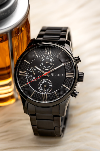 ZEGAREK MĘSKI PAUL LORENS - PL11652B6-1A5 (zg356d) + BOX