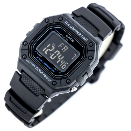 ZEGAREK MĘSKI CASIO W-218H-1B + BOX