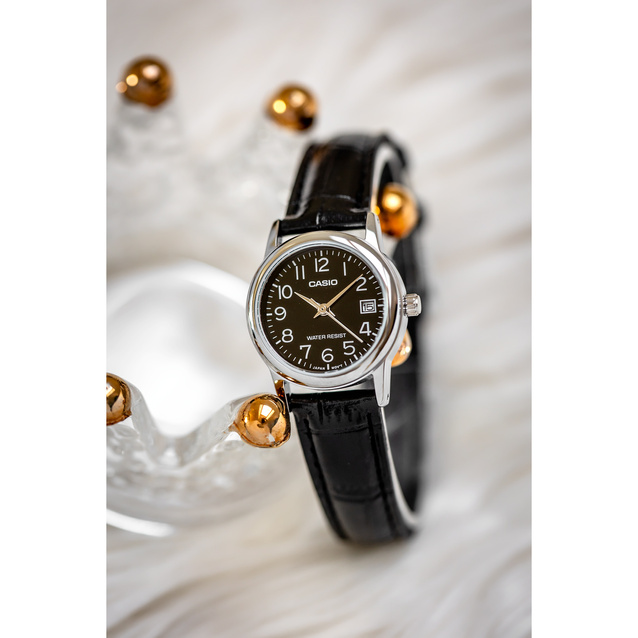 CASIO WOMEN'S WATCH LTP-V002L-1B + BOX