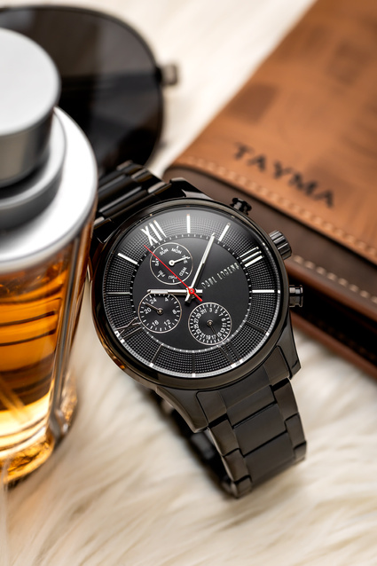 ZEGAREK MĘSKI PAUL LORENS - PL11652B6-1A5 (zg356d) + BOX