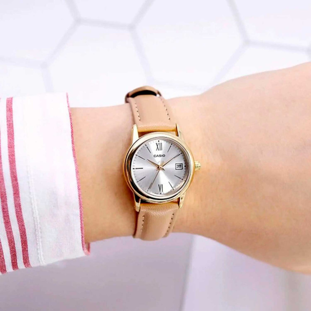 CASIO LTP-V002GL-7B3UDF WOMEN'S WATCH (zd584h) + BOX