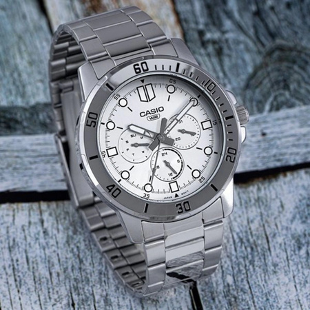 ZEGAREK MĘSKI CASIO MTP-VD300D-7E (zd268c) + BOX