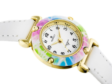 PERFECT LP152-05 CHILDREN'S WATCH - communion - white (zp811b)