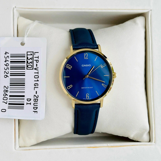 CASIO WOMEN'S WATCH LTP-VT01GL-2B + BOX