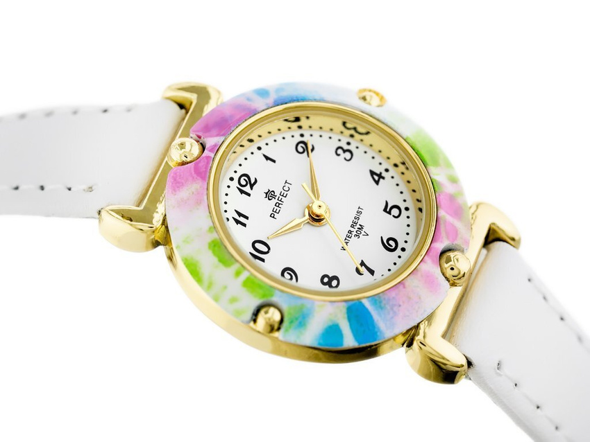 PERFECT LP152-05 CHILDREN'S WATCH - communion - white (zp811b)