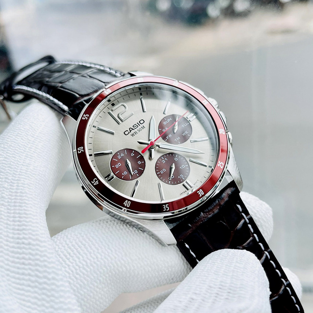 ZEGAREK MĘSKI CASIO MTP-1374L-7A1V (zd064c) + BOX