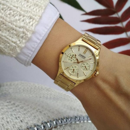 CASIO LTP-V300G-9A WOMEN'S WATCH (zd566c) + BOX