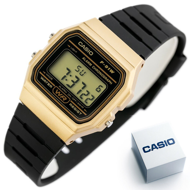 CASIO MEN'S WATCH F-91WM-9A (zd102b) + BOX