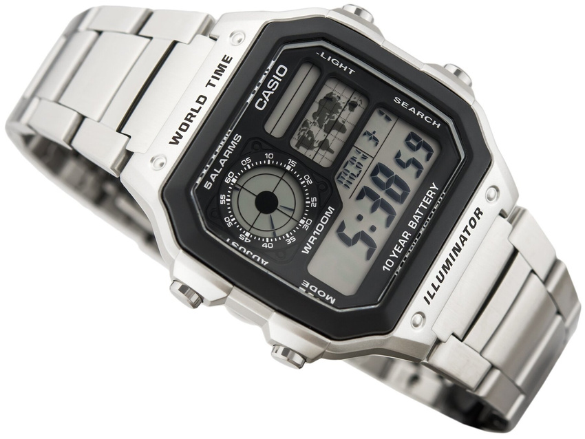 CASIO MEN'S WATCH AE-1200WHD-1A (zd159a) + BOX