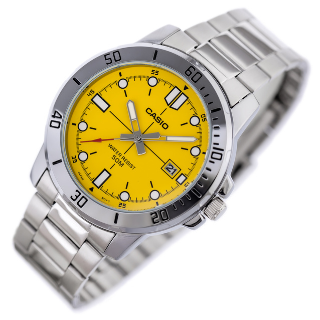 CASIO MEN'S WATCH MTP-VD01D-9E (zd185i) + BOX