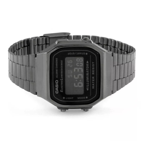 ZEGAREK MĘSKI CASIO A168WGG-1BDF (zd088d) - KLASYKA + BOX