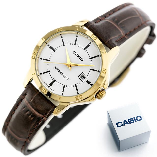 CASIO LTP-V004GL-7A WOMEN'S WATCH (zd569c) + BOX