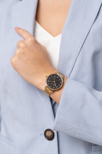 PAUL LORENS WOMEN'S WATCH - PL12189B-1D1 (zg550a) + BOX