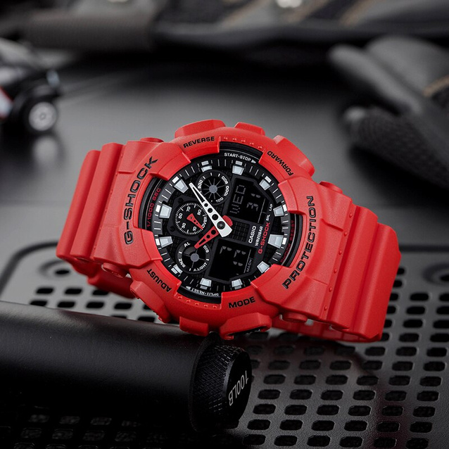 ZEGAREK MĘSKI CASIO G-SHOCK GA-100B-4AER (zd135d) + BOX