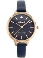 Niebieski || Różowe złoto