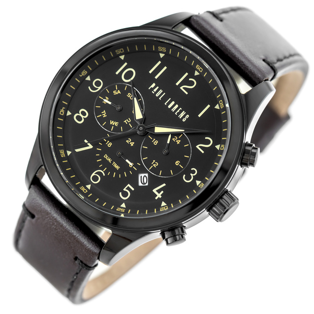 ZEGAREK MĘSKI PAUL LORENS -PL20011A-1B3-2  (zg378e) + BOX