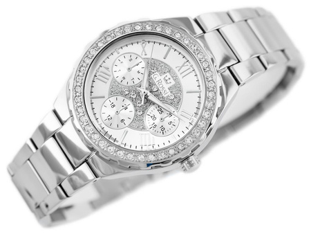 ZEGAREK G. ROSSI - ALORE (zg646a) silver + BOX