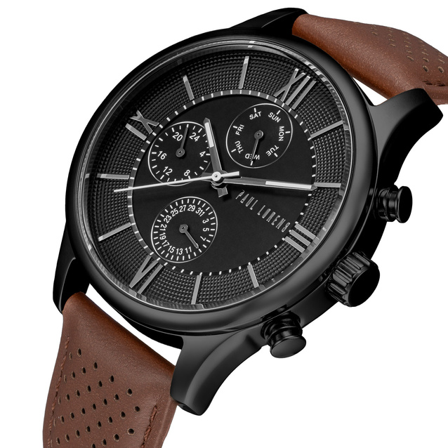 ZEGAREK MĘSKI PAUL LORENS - PL11652A6-1B2 (zg355f) + BOX