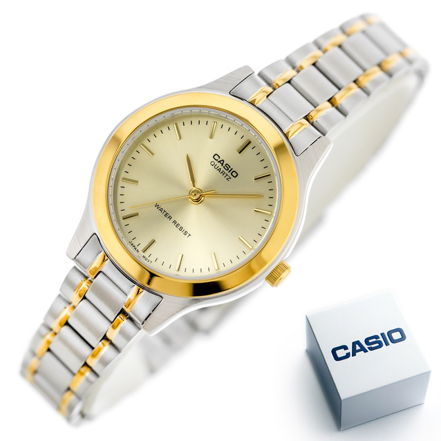 CASIO LTP-1128G 9A WOMEN'S WATCH (zd554a) + BOX