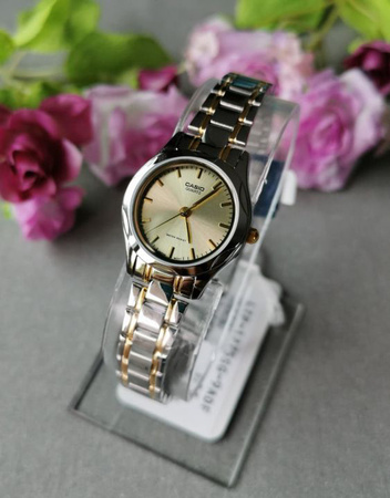 CASIO LTP-1275SG-9A WOMEN'S WATCH (zd580b) + BOX