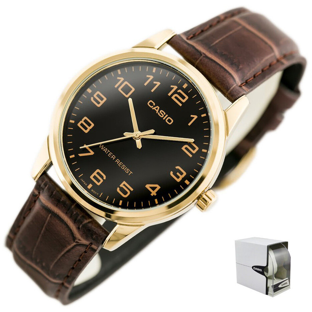 CASIO MEN'S WATCH MTP-V001GL-1B (zd080b) + BOX