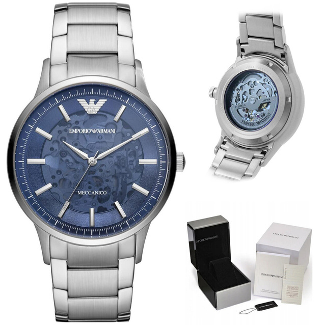EMPORIO ARMANI SKELETON AUTOMATIC men's watch AR60037 (zi054a)