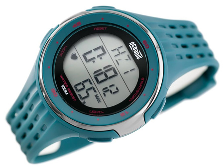 OCEANIC OC-103-04 MEN'S WATCH - PULSOMETER + BIRTH BELT - WR100 (ze012c)