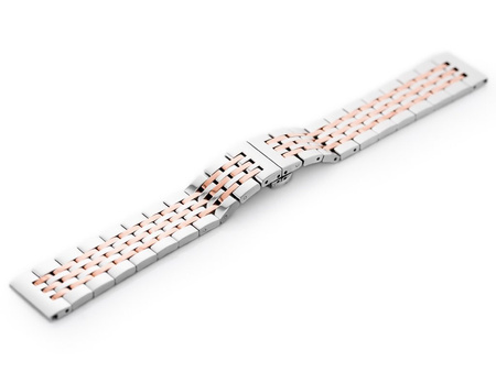 Pacific Bracelet Model 4 silver rose gold 18mm