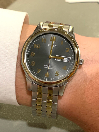 TIMEX Charles Two-Tone Men's Watch T26481 INDIGLO + BOX