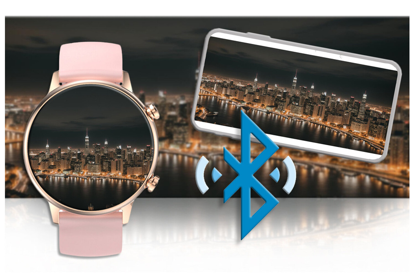 WOMEN'S SMARTWATCH Rubicon RNCF09 - SPORTS MODES, SNOW MONITOR (sr054a)