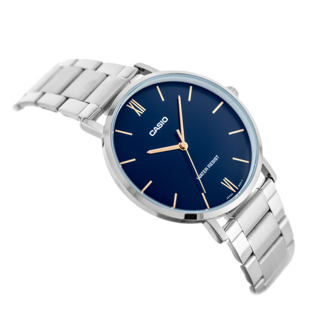 ZEGAREK MĘSKI CASIO MTP-VT01D-2B (zd165n) + BOX