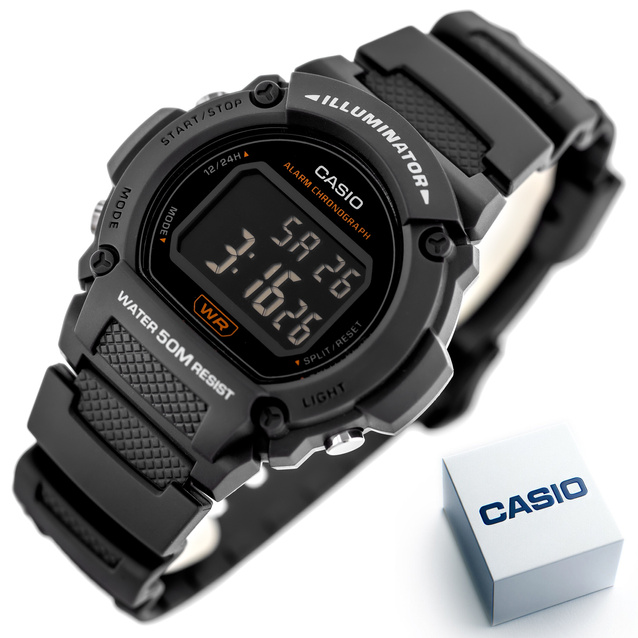 Casio Men's Watch W-219H-8BVEF (zd207g) + BOX