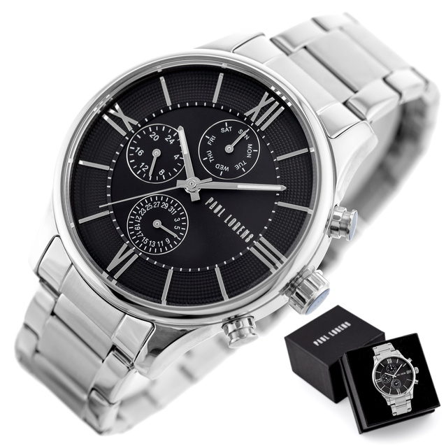 PAUL LORENS MALE WATCH - PL11652B6-1C1 (zg356a) + BOX
