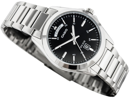 CASIO MEN'S WATCH MTP-1370D-1A1V (zd025b) + BOX