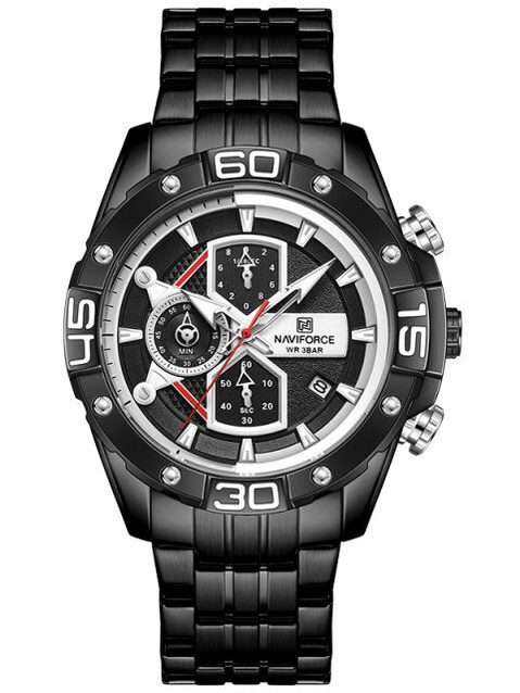 NAVIFORCE MEN'S WATCH NF8018 - CHRONOGRAPH (zn122b) + BOX