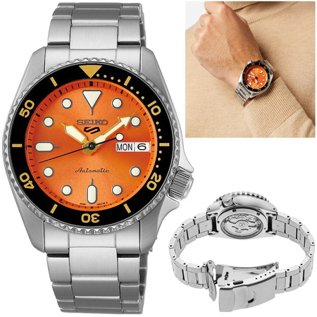 ZEGAREK MĘSKI SEIKO 5 Sports SRPD59K1 AUTOMAT + BOX 