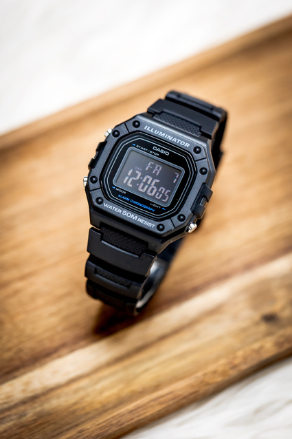 ZEGAREK MĘSKI CASIO W-218H-1B + BOX