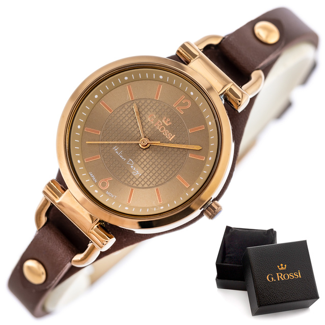 G. ROSSI LESTI WATCH ON PASK zg631b + BOX