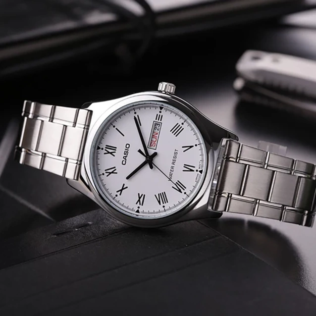 CASIO MEN'S WATCH MTP-V006D-7B (zd210j) + BOX